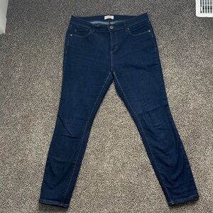 LOFT Women's Deep Indigo Skinny Jeans